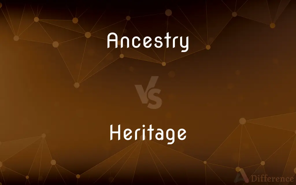 Ancestry vs. Heritage — What's the Difference?