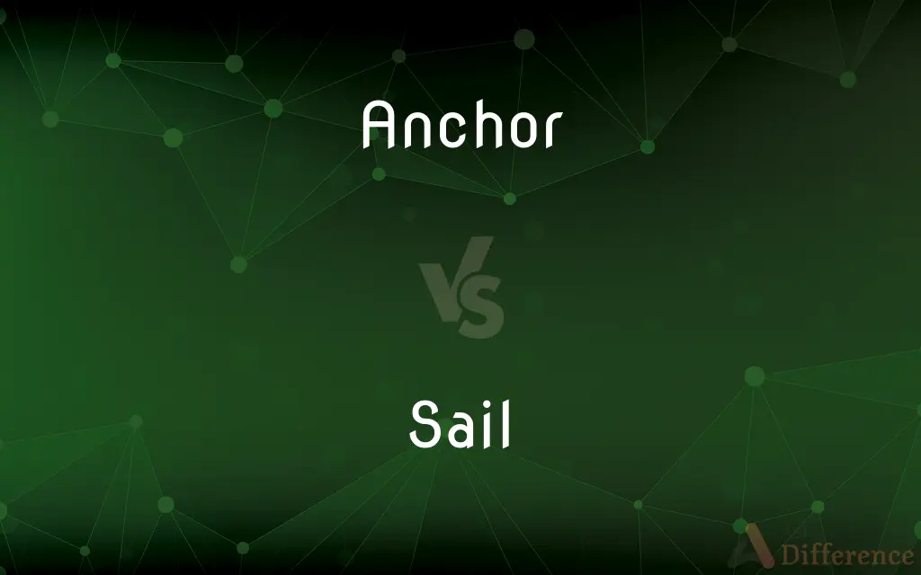 Anchor vs. Sail — What's the Difference?