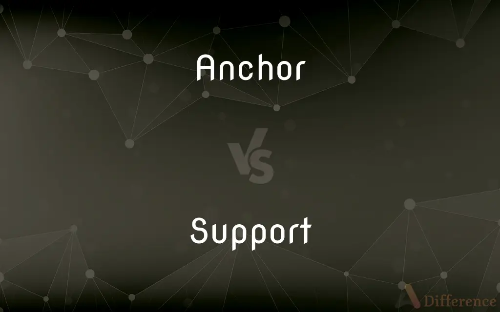 Anchor vs. Support — What's the Difference?
