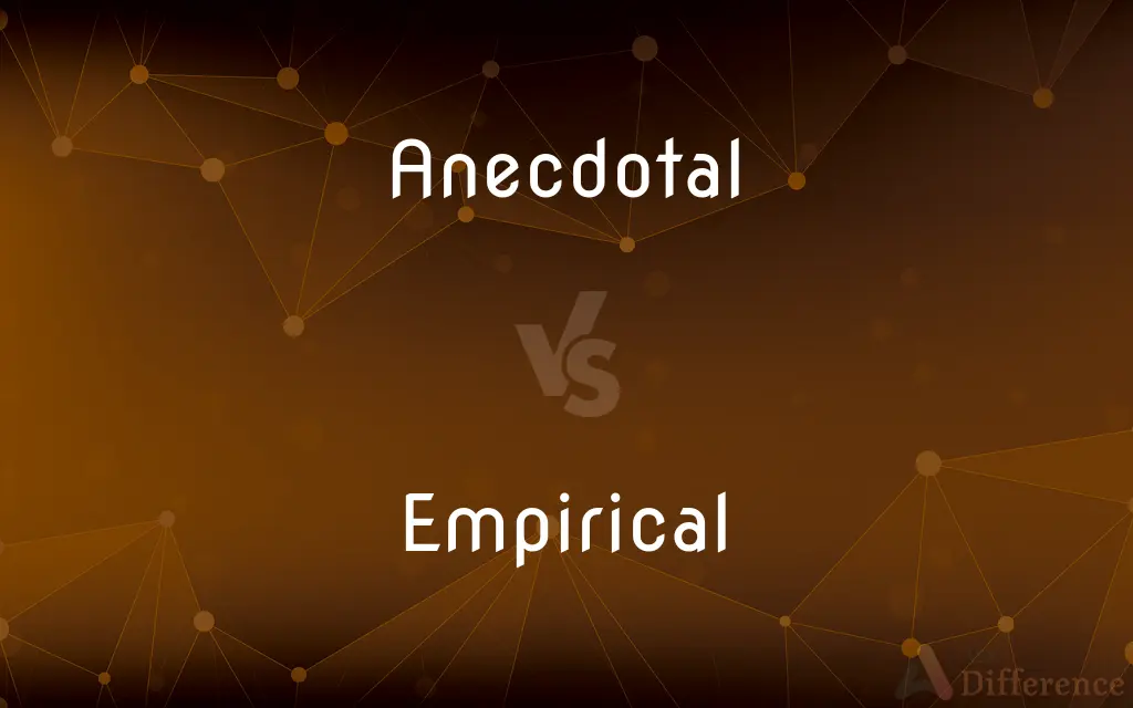 Anecdotal vs. Empirical — What's the Difference?