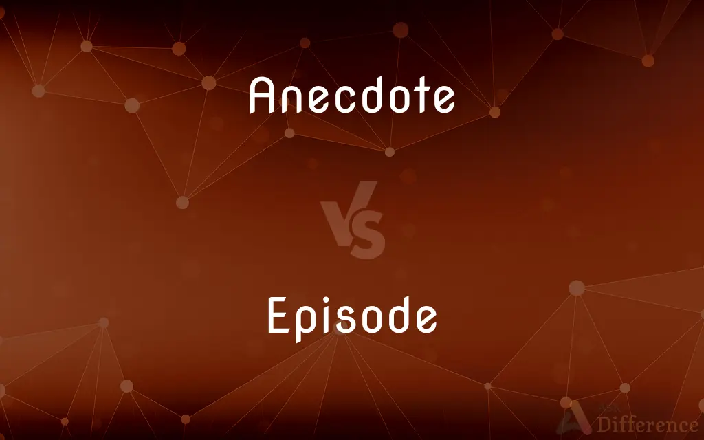 Anecdote vs. Episode — What's the Difference?
