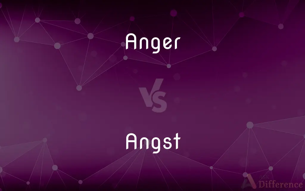 Anger vs. Angst — What's the Difference?