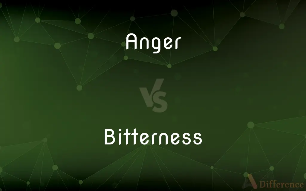 Anger vs. Bitterness — What's the Difference?