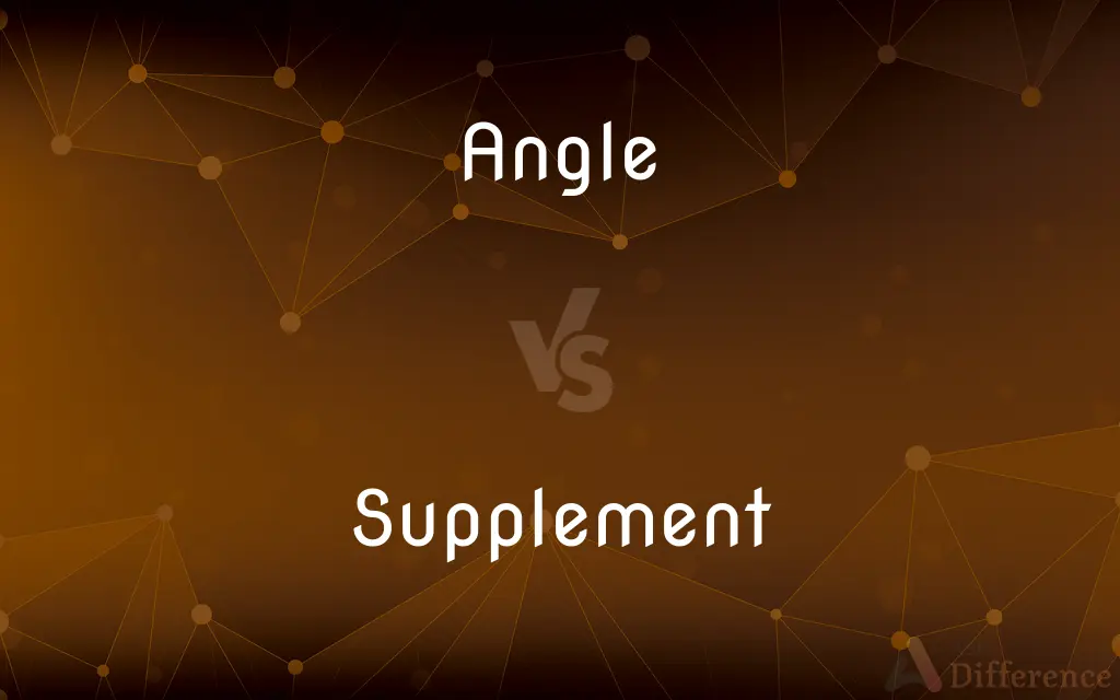 Angle vs. Supplement — What's the Difference?