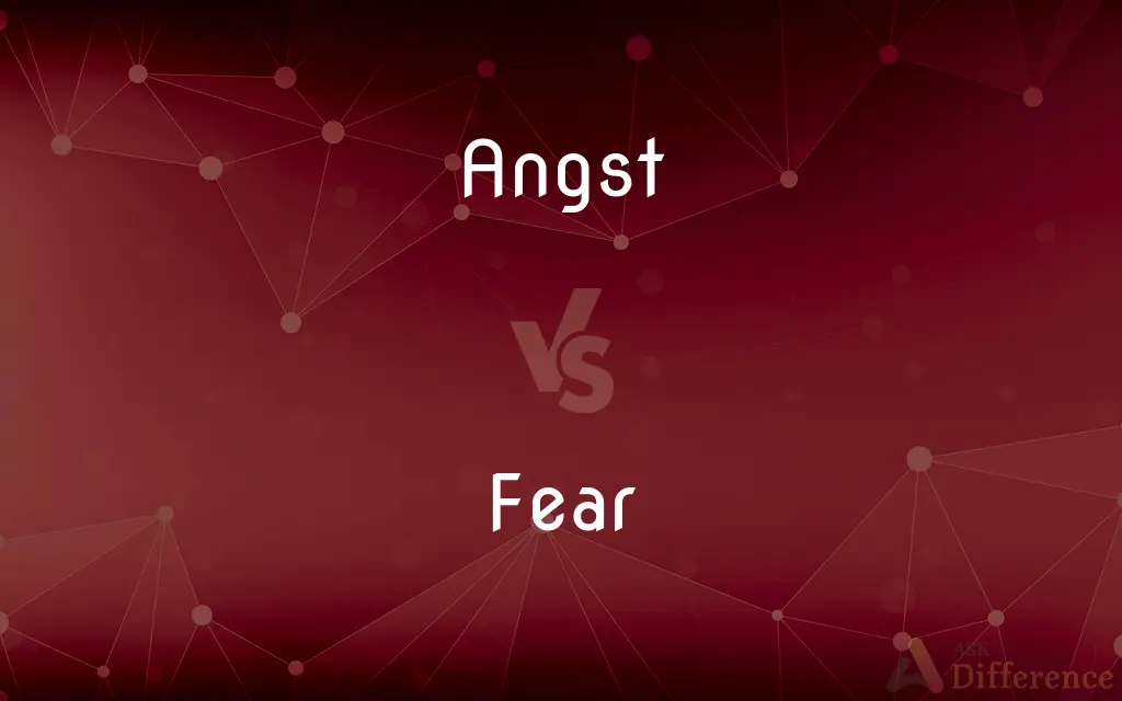Angst vs. Fear — What's the Difference?