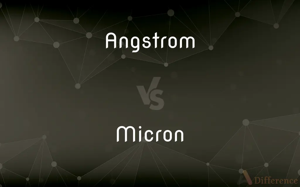 Angstrom vs. Micron — What's the Difference?