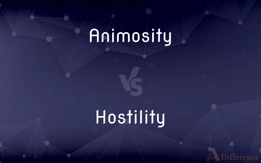 Animosity vs. Hostility — What's the Difference?