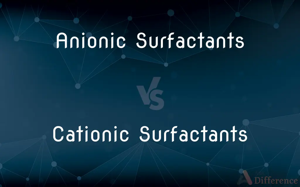 Anionic Surfactants vs. Cationic Surfactants — What's the Difference?