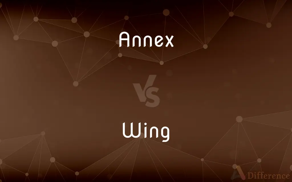 Annex vs. Wing — What's the Difference?