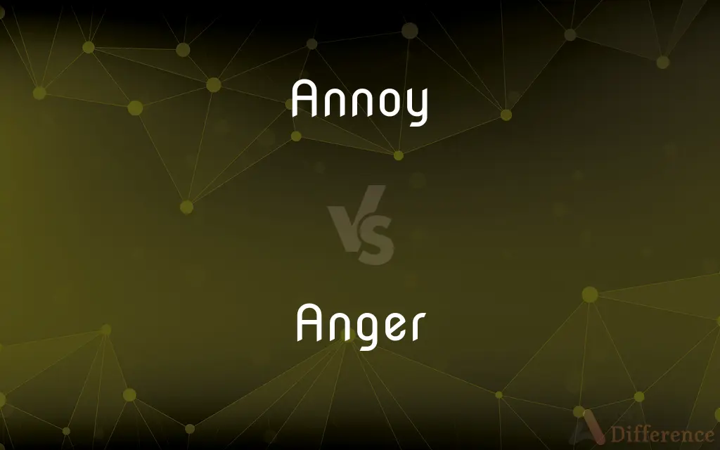 Annoy vs. Anger — What's the Difference?