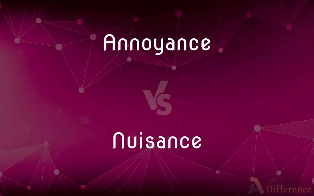 Annoyance vs. Nuisance — What's the Difference?