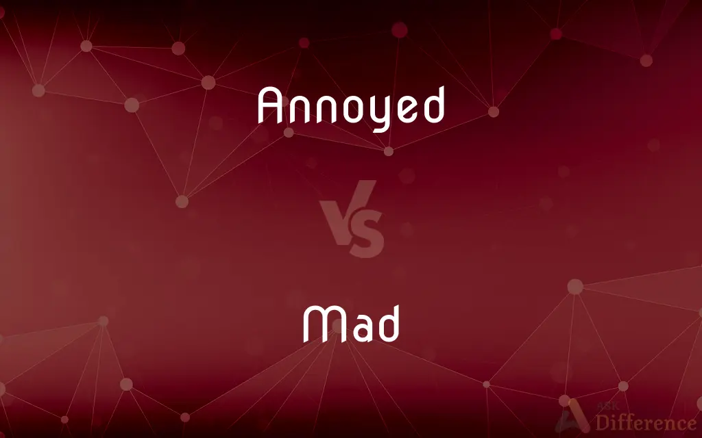 Annoyed vs. Mad — What's the Difference?