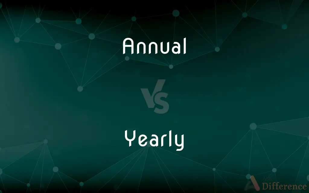 Annual vs. Yearly — What's the Difference?