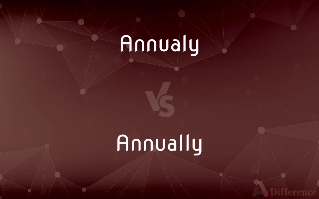 Annualy vs. Annually — Which is Correct Spelling?