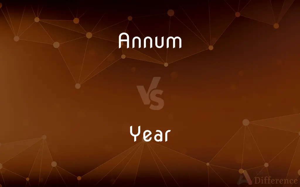 Annum vs. Year — What's the Difference?