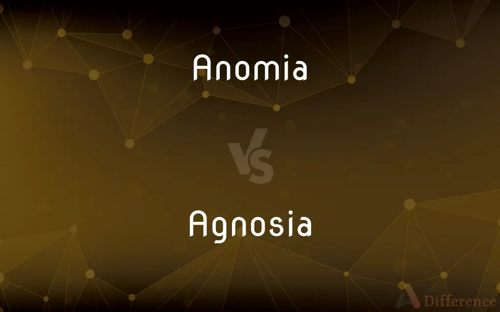 Anomia vs. Agnosia — What's the Difference?