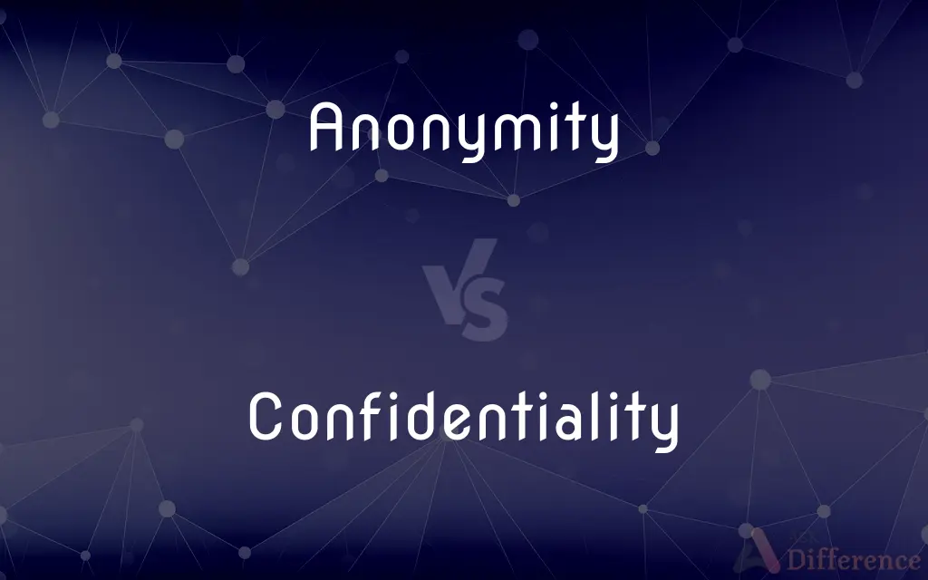 Anonymity vs. Confidentiality — What's the Difference?