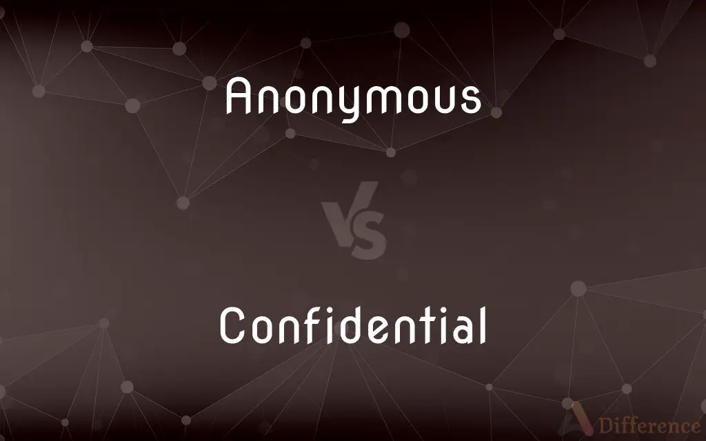 Anonymous vs. Confidential — What's the Difference?
