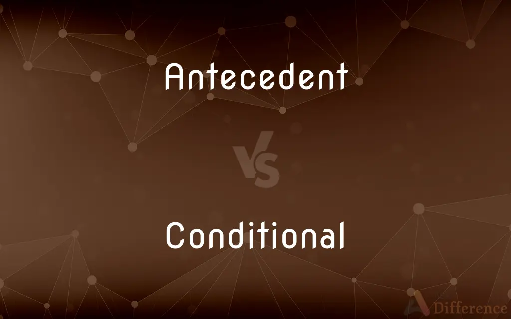 Antecedent vs. Conditional — What's the Difference?