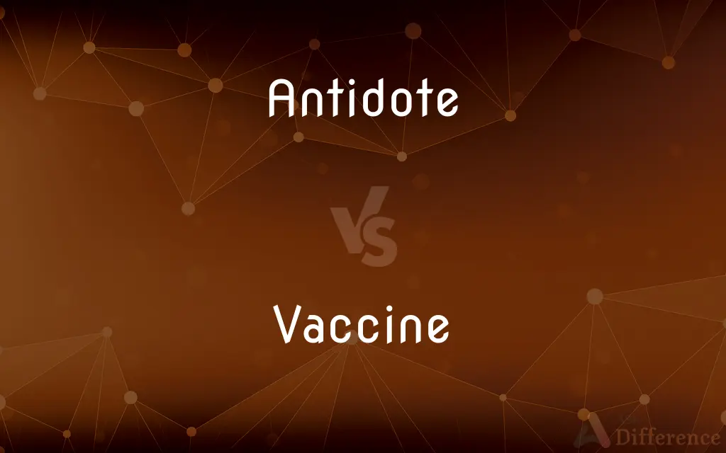 Antidote vs. Vaccine — What's the Difference?