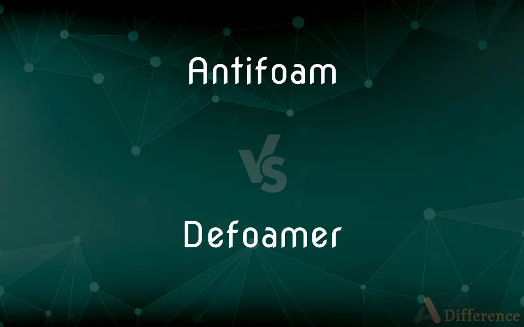 Antifoam vs. Defoamer — What's the Difference?