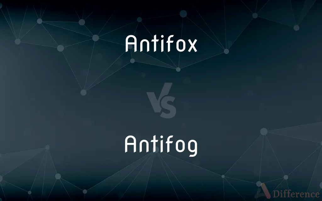 Antifox vs. Antifog — What's the Difference?
