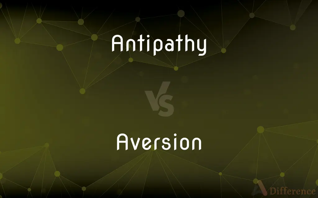 Antipathy vs. Aversion — What's the Difference?
