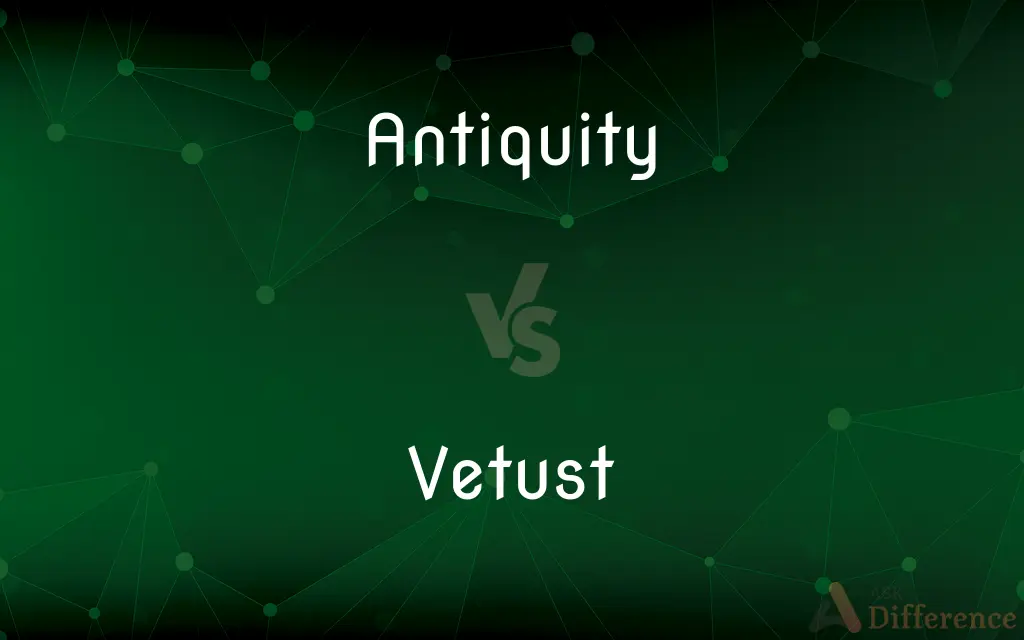 Antiquity vs. Vetust — What's the Difference?