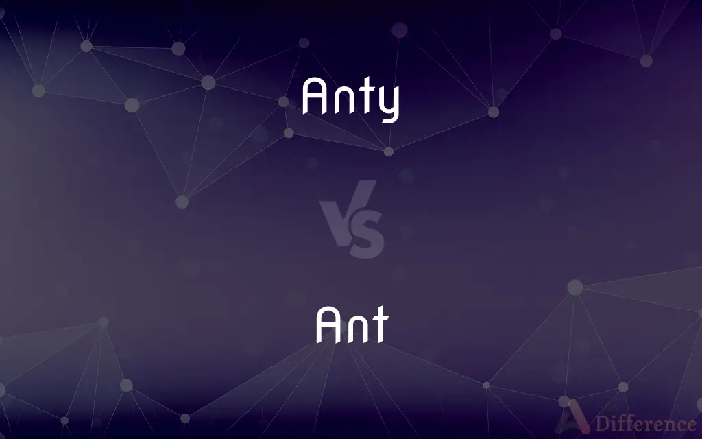 Anty vs. Ant — What's the Difference?