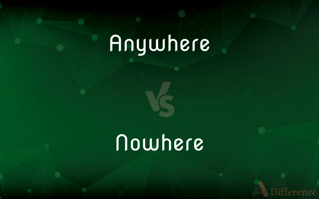 Anywhere vs. Nowhere — What's the Difference?