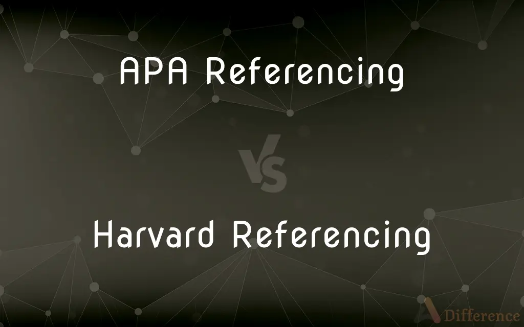 APA Referencing vs. Harvard Referencing — What's the Difference?