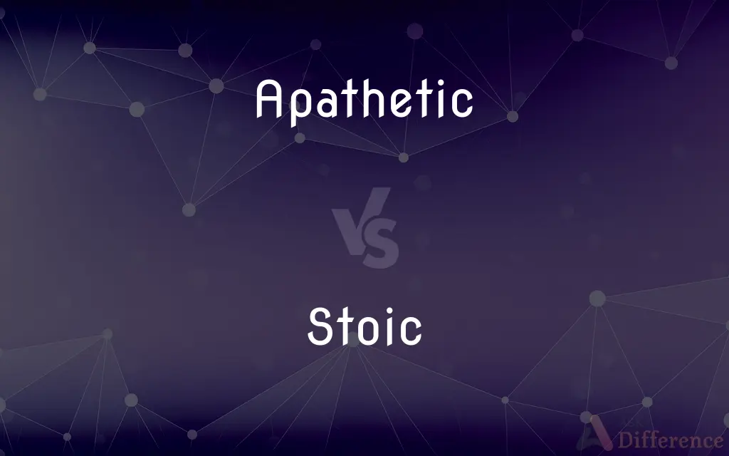 Apathetic vs. Stoic — What's the Difference?