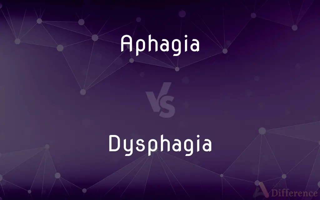 Aphagia vs. Dysphagia — What's the Difference?