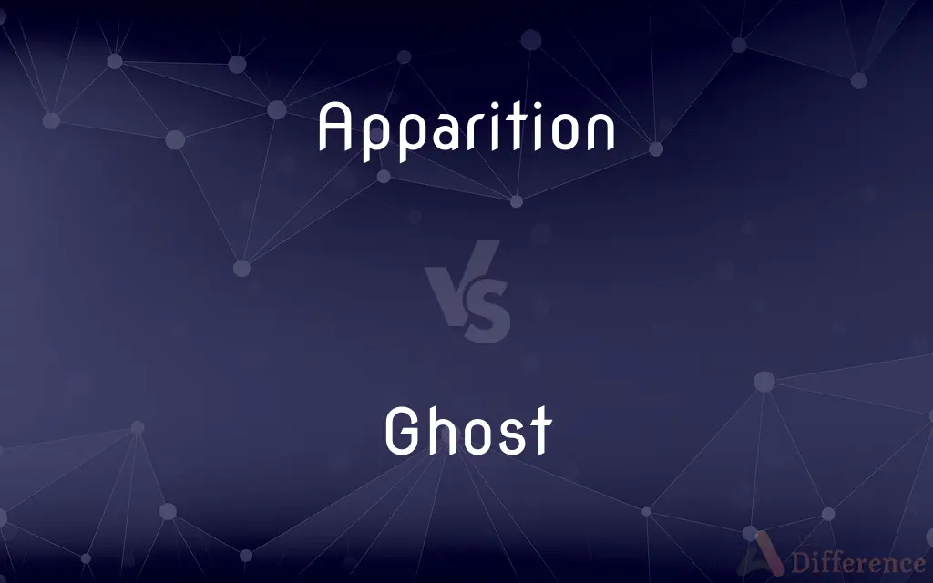 Apparition vs. Ghost — What's the Difference?