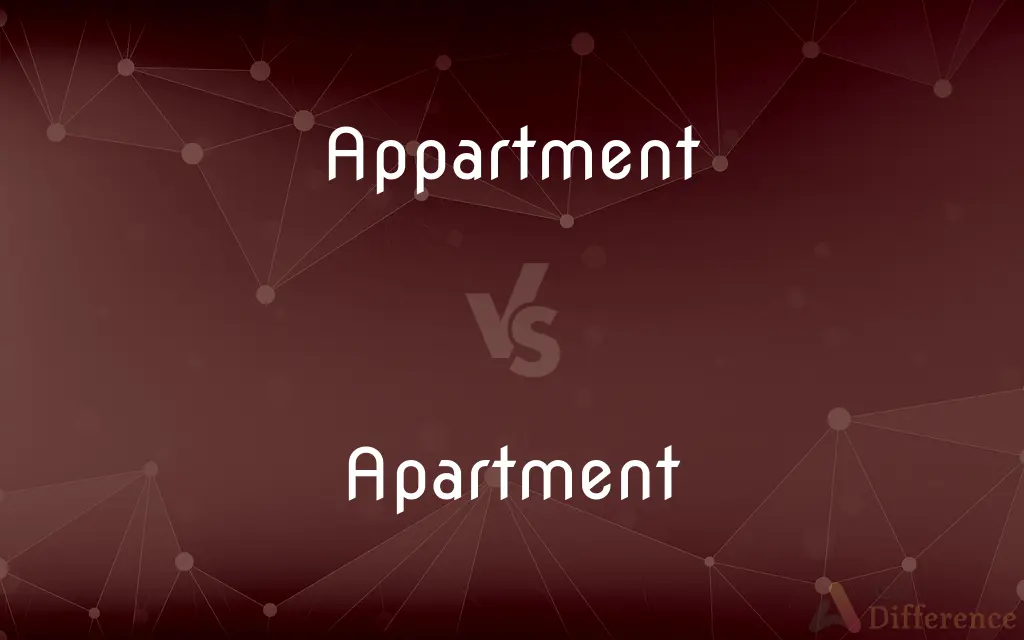 Appartment vs. Apartment — Which is Correct Spelling?