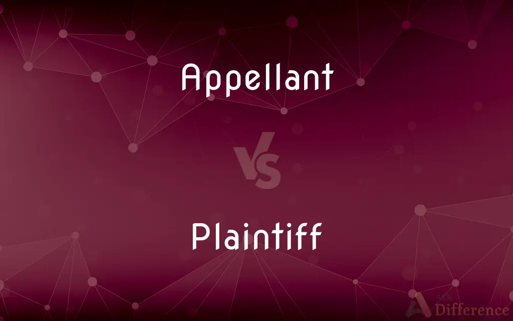 Appellant vs. Plaintiff — What's the Difference?