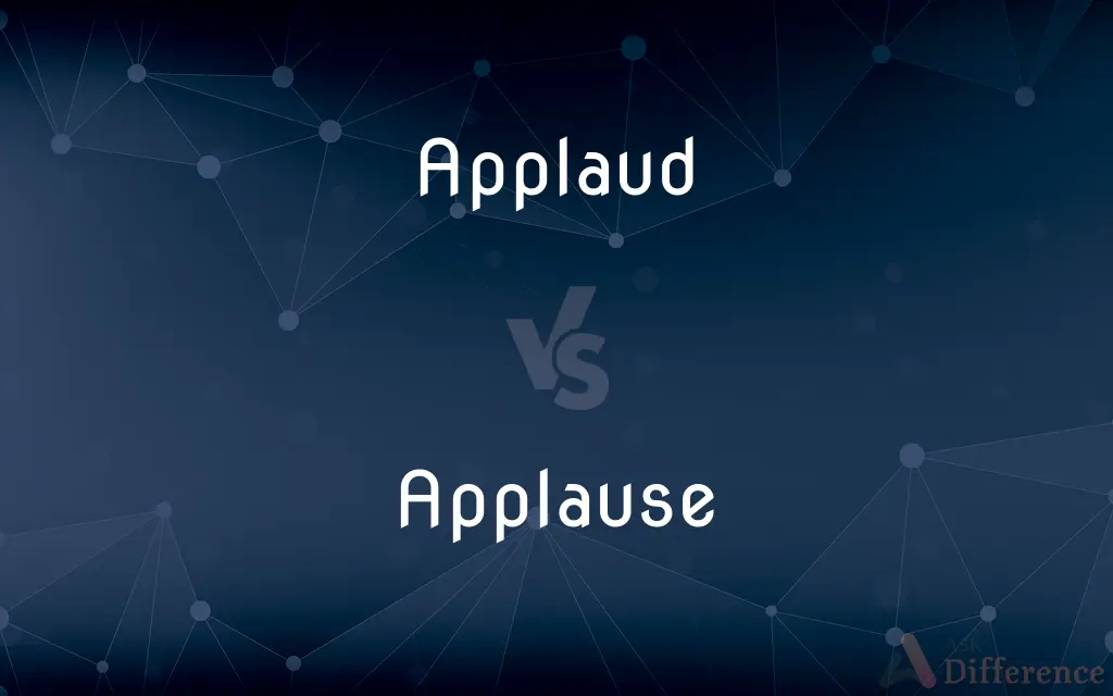 Applaud vs. Applause — What's the Difference?