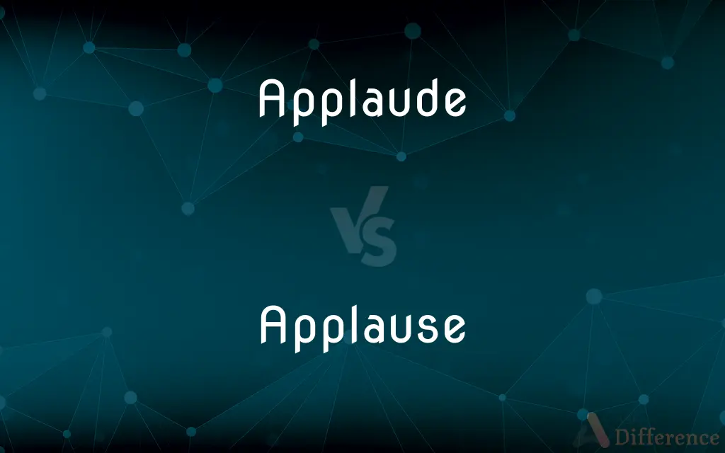 Applaude vs. Applause — Which is Correct Spelling?
