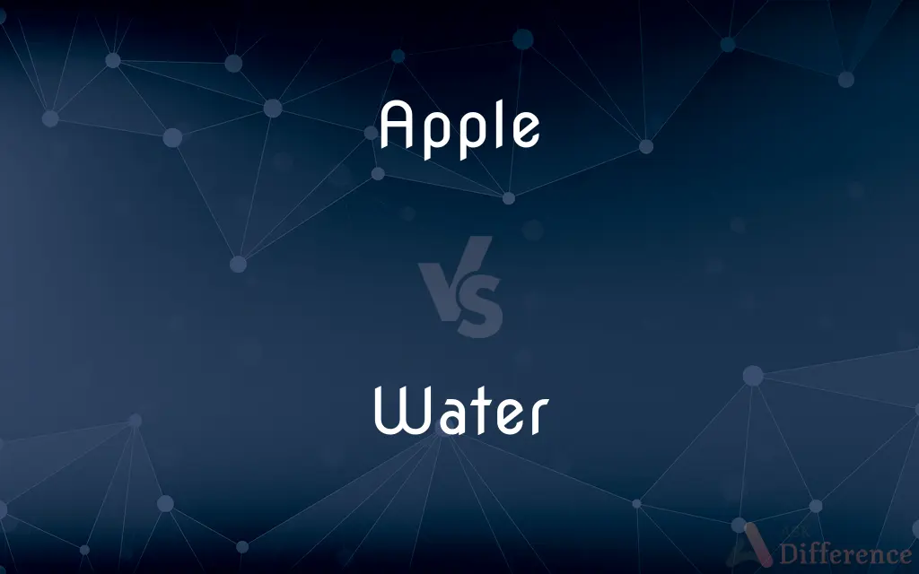 Apple vs. Water