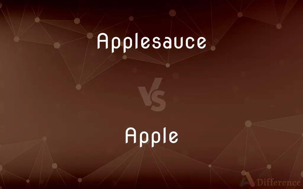 Applesauce vs. Apple — What's the Difference?