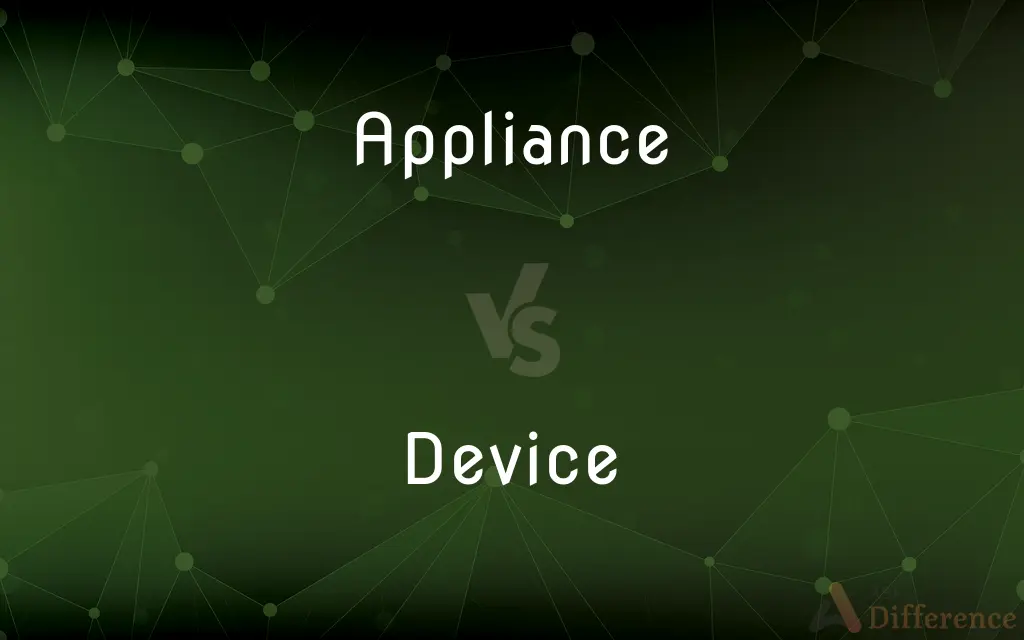 Appliance vs. Device — What's the Difference?