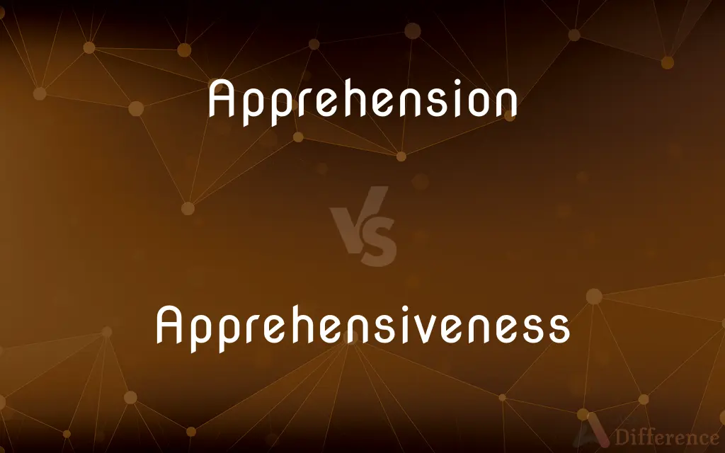 Apprehension vs. Apprehensiveness — What's the Difference?
