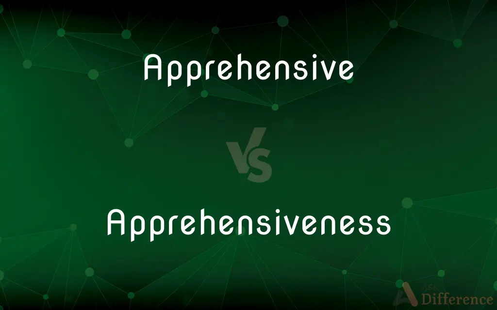 Apprehensive vs. Apprehensiveness — What's the Difference?