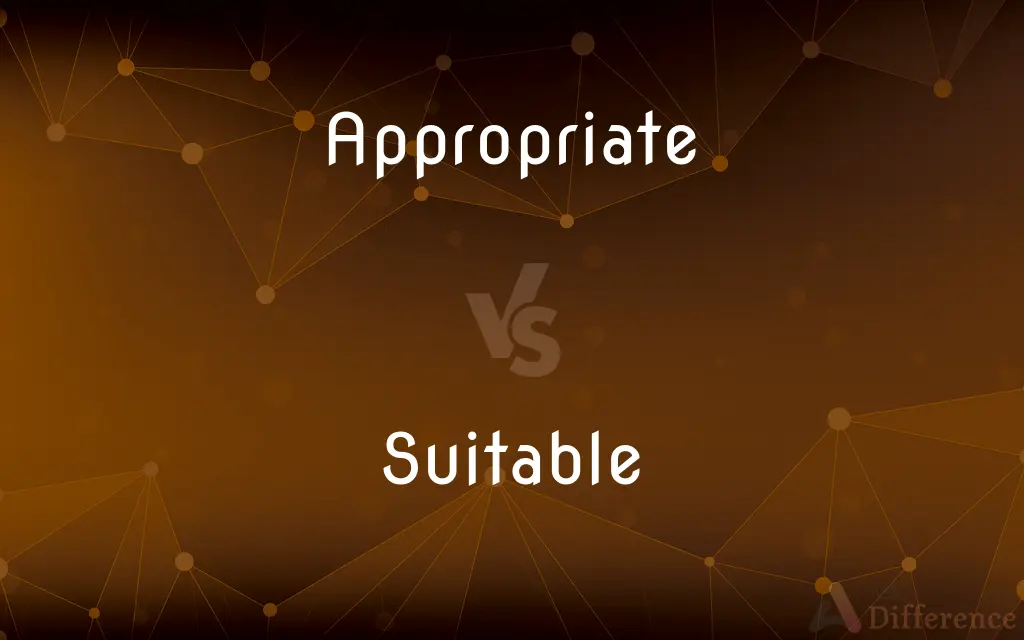 Appropriate vs. Suitable — What's the Difference?