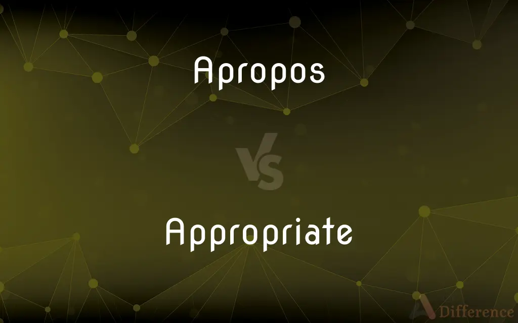 Apropos vs. Appropriate — What's the Difference?