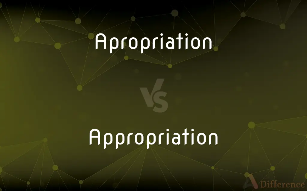 Apropriation vs. Appropriation — Which is Correct Spelling?