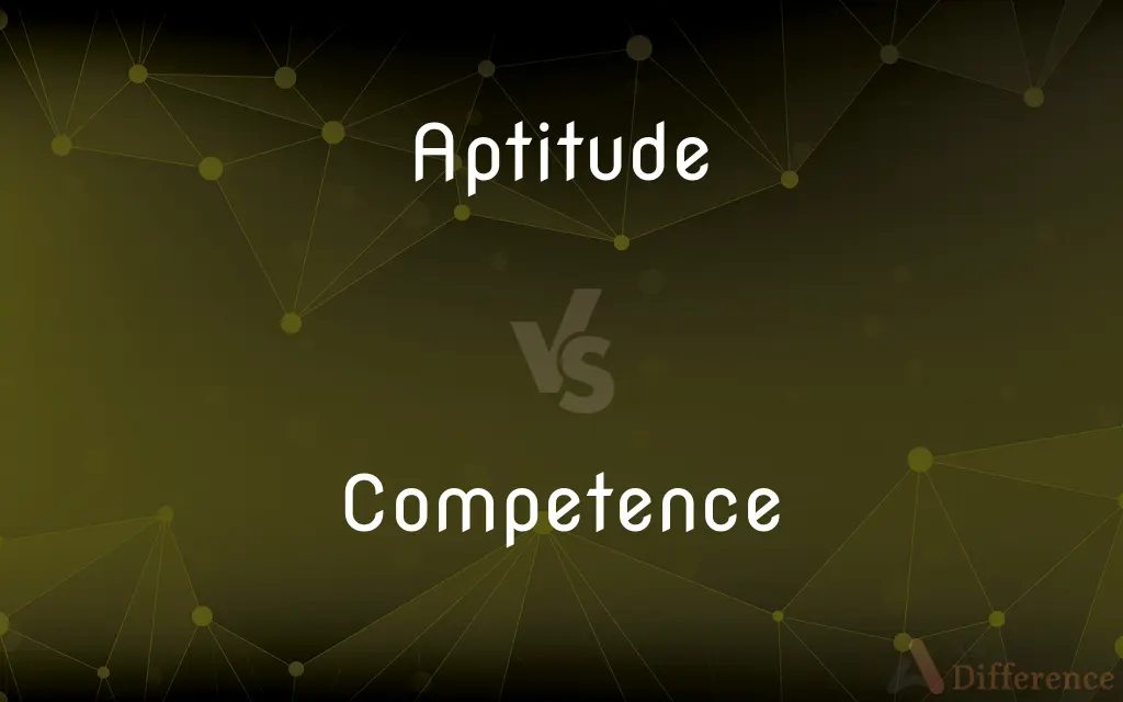 Aptitude vs. Competence — What's the Difference?