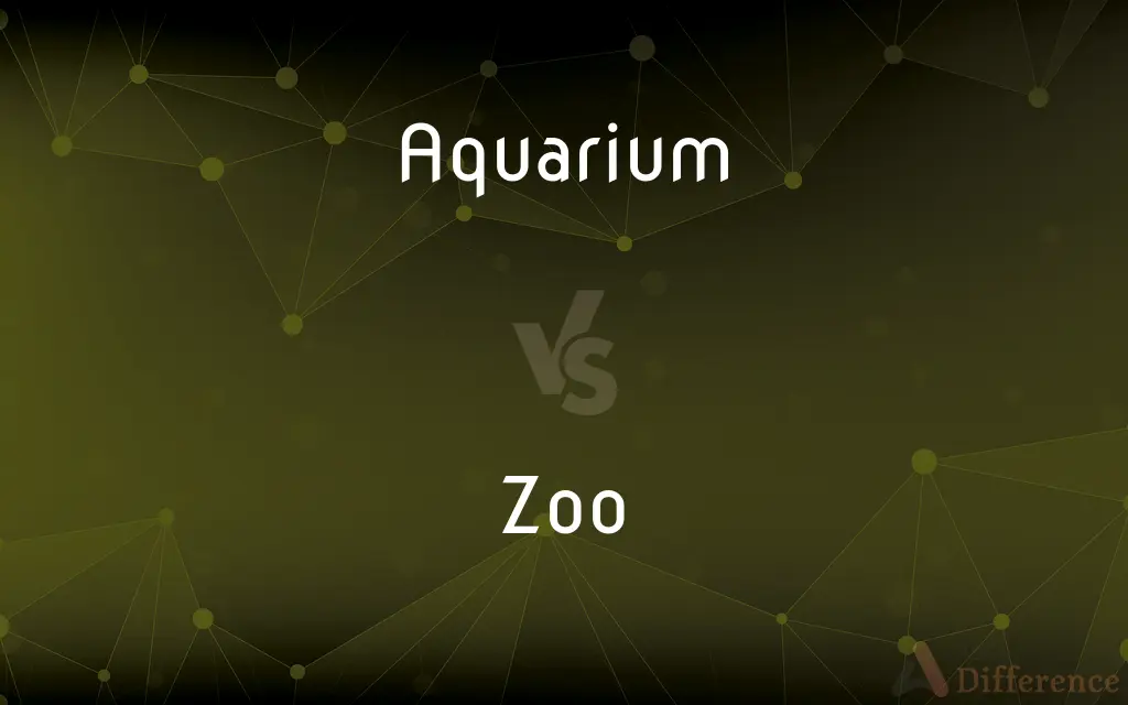Aquarium vs. Zoo — What's the Difference?