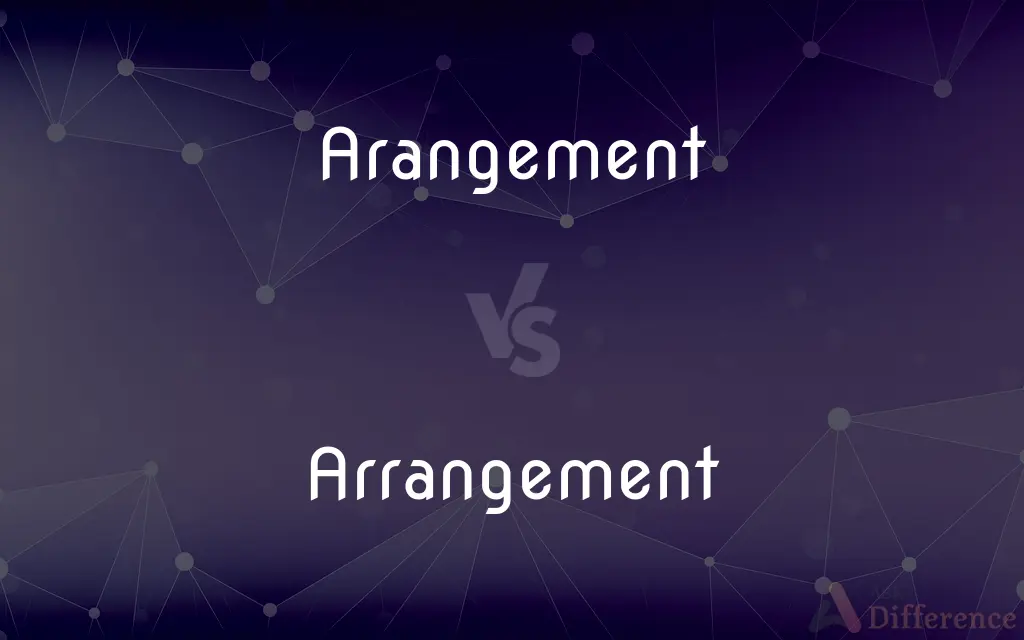 Arangement vs. Arrangement — Which is Correct Spelling?