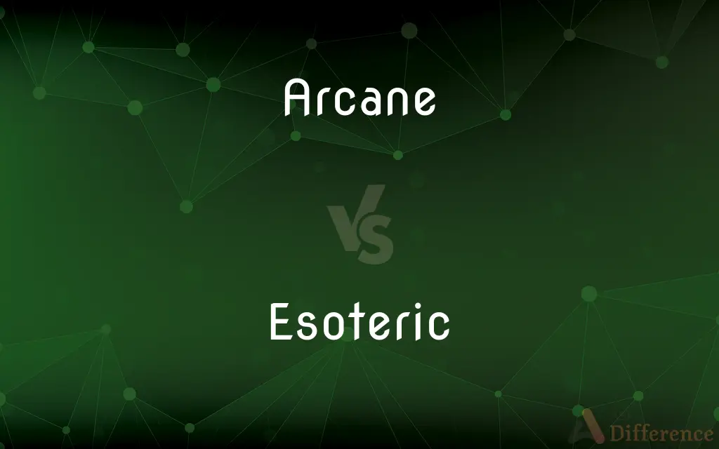 Arcane vs. Esoteric — What's the Difference?